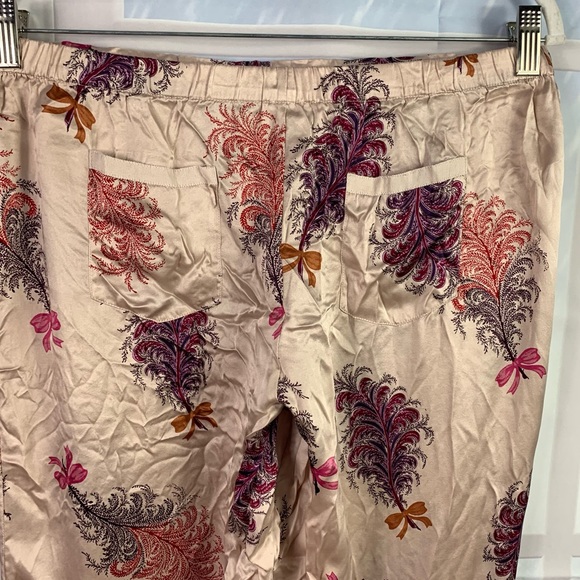 Victorias Secret Silk Floral Long Sleeve Pants Pajamas Small - Picture 6 of 14